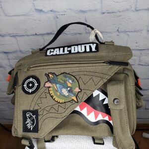 Sprayground Call Of Duty Limited Edition Army Green Utility Bag